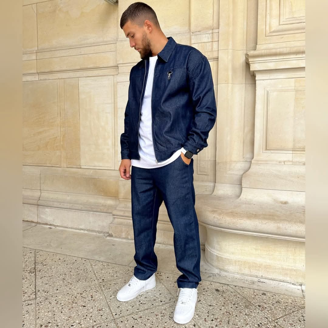 أونسمبل جينز  رجالي - أخر صيحات الموضة الفرنسية - صورة 2